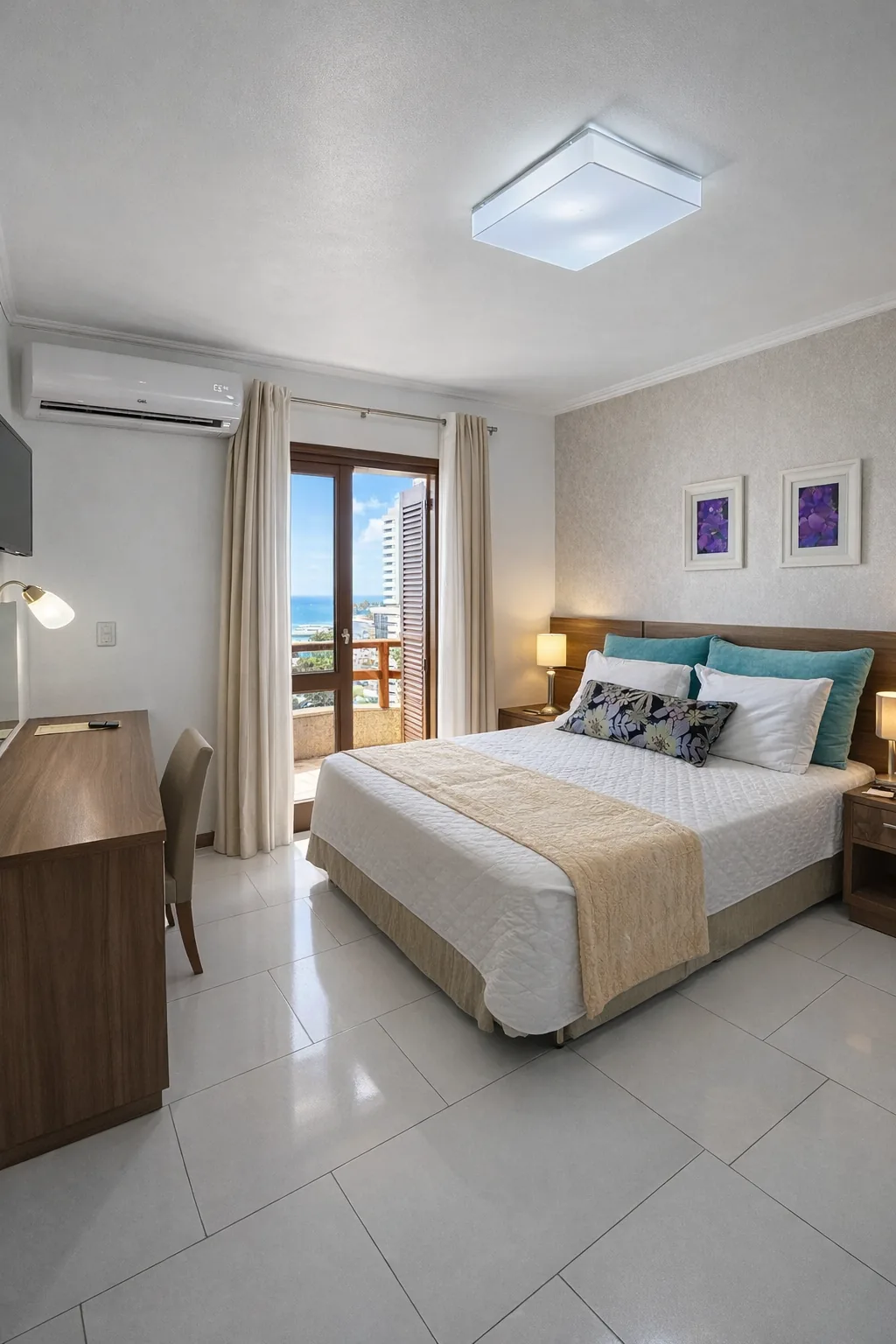 Apartamento Super Luxo - detalhes do quarto