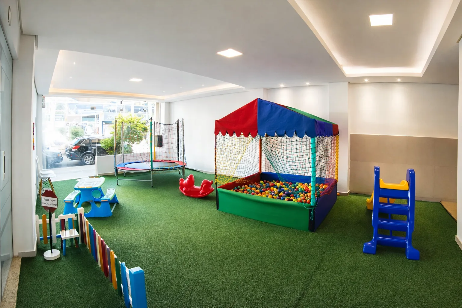 Brinquedoteca e espaço infantil do Schenkel Hotel